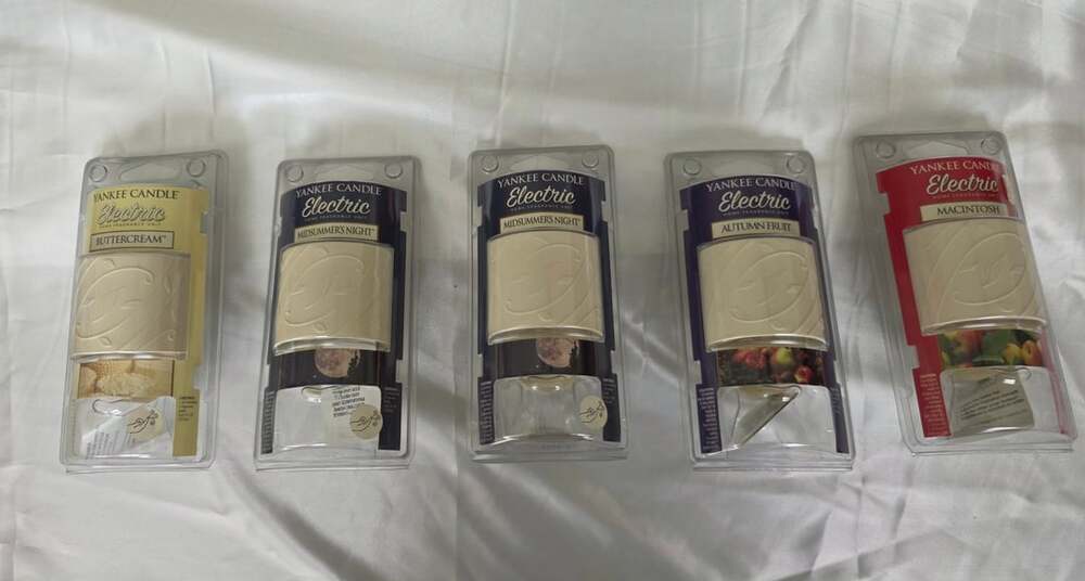 Yankee Candle Electric Home Fragrance Unit Lot of 5 Bases Only Brand New